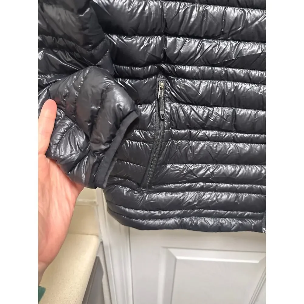 Patagonia Men Ultra Light Black Goose Down Packable Puffer Jacket Gorpcore XL